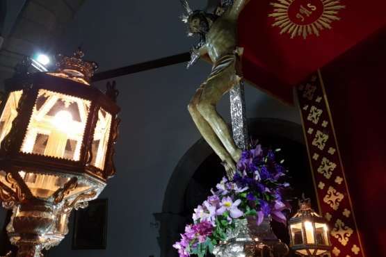  El Cristo de Telde llenará esta noche de fervor las calles de San Juan (Foto TA)