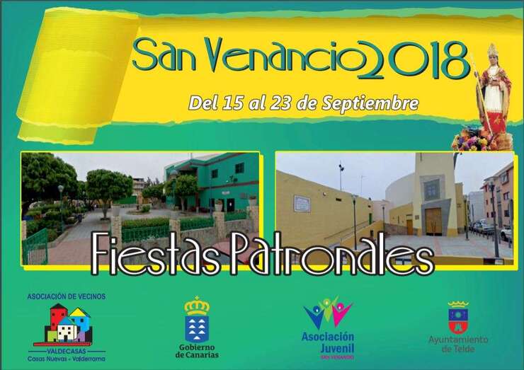 Cartel de las fiestas de San Venancio 2018 (Foto TA)