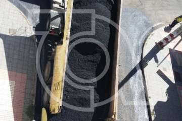 Tres paradas de Global fuera de servicio por el asfaltado de la Rambla Pedro Lezcano (Foto Jesús Ruiz Mesa)