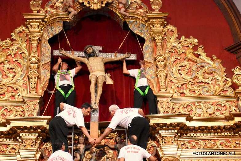 La ceremonia de subida tendrá lugar al término de la eucaristía que comenzará a las 19.30 en la Basílica (Foto TA)