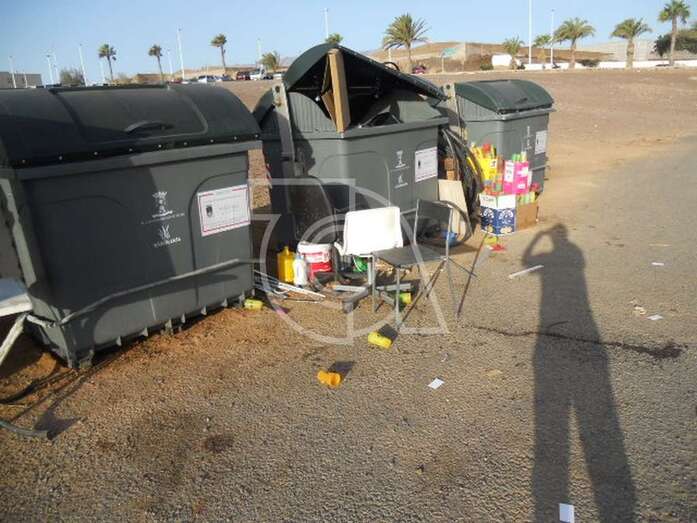 Imagen tomada esta mañana en la zona a primera hora del día (Foto TA)