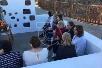 Bajada de los patronos y pregón en Cazadores (Foto TA)