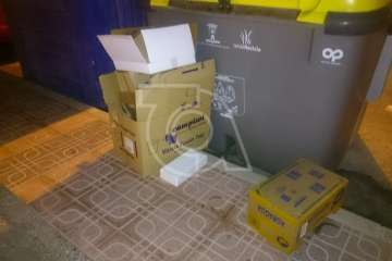 Los negocios 'acartonan' la zona comercial de Telde (Foto TA)