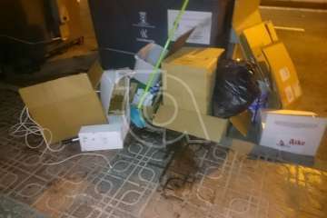 Los negocios 'acartonan' la zona comercial de Telde (Foto TA)