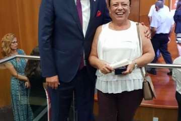  La Cruz Roja concede su Medalla de Bronce a la voluntaria teldense Dolores Verona (Foto TA)