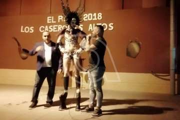 Fabiola Armas da el pistoletazo de salida a las fiestas de Caserones Altos (Foto TA)