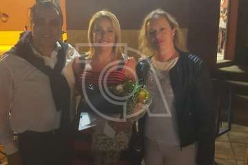 Fabiola Armas da el pistoletazo de salida a las fiestas de Caserones Altos (Foto TA)