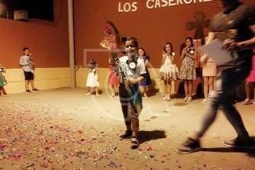 Fabiola Armas da el pistoletazo de salida a las fiestas de Caserones Altos (Foto TA)