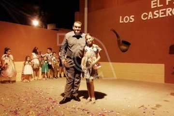 Fabiola Armas da el pistoletazo de salida a las fiestas de Caserones Altos (Foto TA)