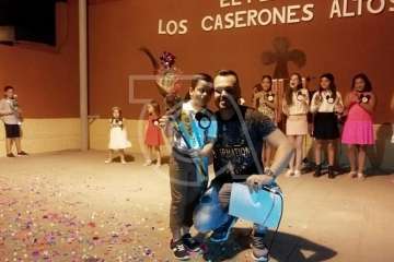 Fabiola Armas da el pistoletazo de salida a las fiestas de Caserones Altos (Foto TA)