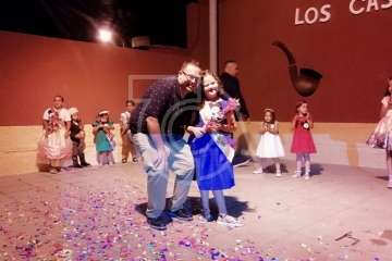 Fabiola Armas da el pistoletazo de salida a las fiestas de Caserones Altos (Foto TA)