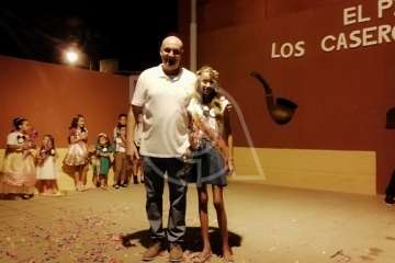 Fabiola Armas da el pistoletazo de salida a las fiestas de Caserones Altos (Foto TA)