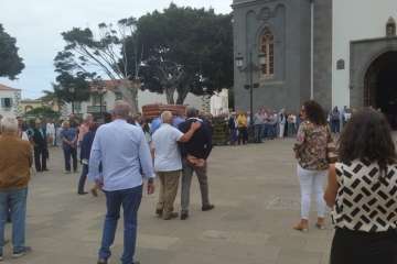Telde da el último adiós a Luis Cáceres (Foto TA)
