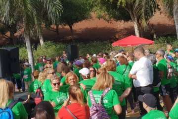  Unos 160 mayores de Telde dan un ejemplo de motivación en II carrera Pasos por la vida (Foto TA)