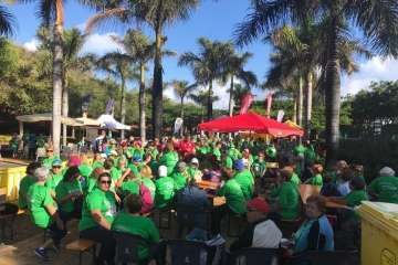  Unos 160 mayores de Telde dan un ejemplo de motivación en II carrera Pasos por la vida (Foto TA)