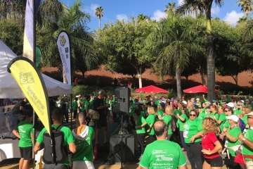  Unos 160 mayores de Telde dan un ejemplo de motivación en II carrera Pasos por la vida (Foto TA)