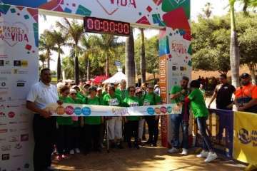  Unos 160 mayores de Telde dan un ejemplo de motivación en II carrera Pasos por la vida (Foto TA)