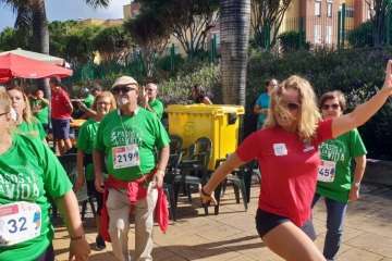  Unos 160 mayores de Telde dan un ejemplo de motivación en II carrera Pasos por la vida (Foto TA)