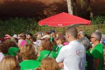  Unos 160 mayores de Telde dan un ejemplo de motivación en II carrera Pasos por la vida (Foto TA)