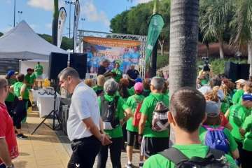  Unos 160 mayores de Telde dan un ejemplo de motivación en II carrera Pasos por la vida (Foto TA)