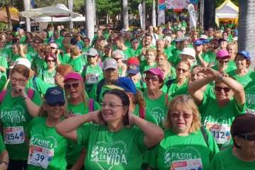  Unos 160 mayores de Telde dan un ejemplo de motivación en II carrera Pasos por la vida (Foto TA)