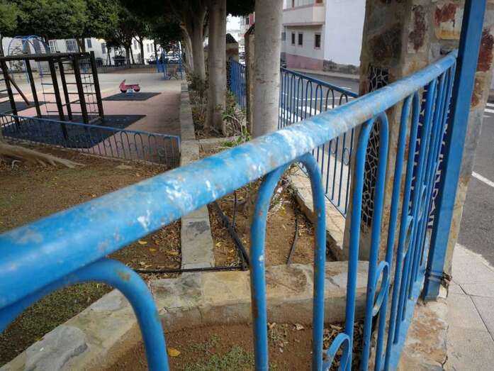 El parque está sucio (Foto TA)