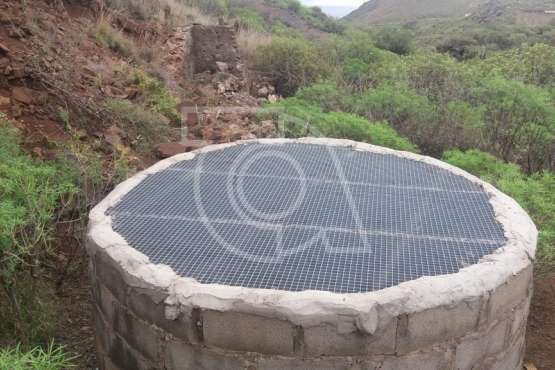 Los peligrosos pozos de Rosiana, tapiados por Minas del Gobierno de Canarias (Foto TA)