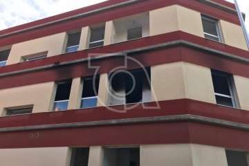 Edificio abandonado en el sector de Picachos, cerca de la Rambla Pedro Lezcano (Foto TA)