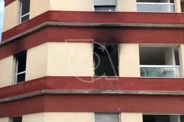 Edificio abandonado en el sector de Picachos, cerca de la Rambla Pedro Lezcano (Foto TA)