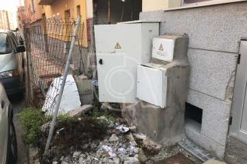 Edificio abandonado en el sector de Picachos, cerca de la Rambla Pedro Lezcano (Foto TA)