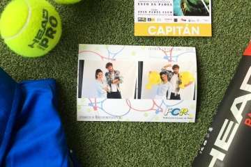 El fotomatón de Deverdementa 'anima' la Liga Interclubes de Pádel en Telde (Foto TA)