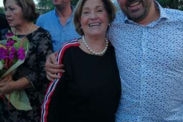 Homenaje a Ángeles Paula Hernández en Telde por su jubilación como auxiliar de Enfermería (Foto TA)