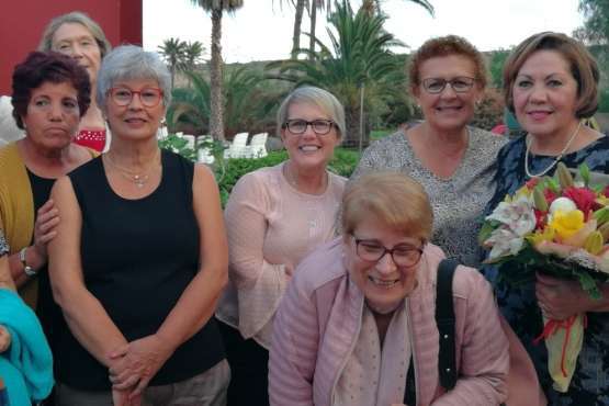 Homenaje a Ángeles Paula Hernández en Telde por su jubilación como auxiliar de Enfermería (Foto TA)