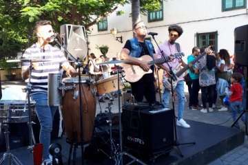 Actuación de Aseres en El Casino de Telde (Foto TA)