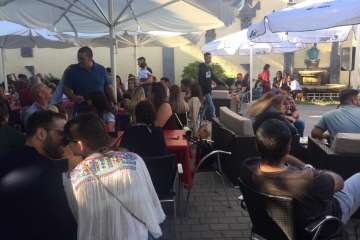 Actuación de Aseres en El Casino de Telde (Foto TA)