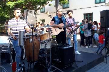 Actuación de Aseres en El Casino de Telde (Foto TA)