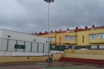 Deportes deja a medias las obras de arreglo de la cancha de Caserones Altos (Foto TA)