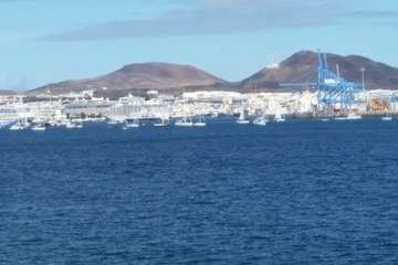 Un día espléndido despide a su paso por la costa Telde a los tripulantes de la Regata ARC (Foto Jesús Ruiz Mesa y Miguel Santana)