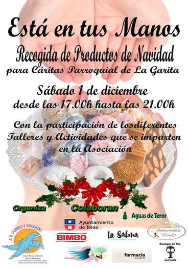 Cartel del acto solidario (Foto TA)