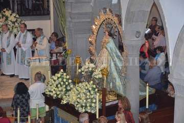 Procesión de la Inmaculada Concepción en Jinámar (Foto Francisco Javier Santana)