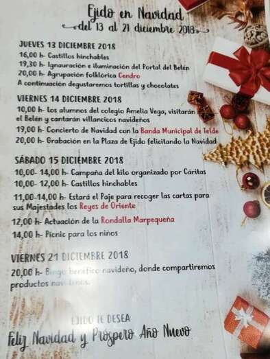 Programa de actos (Foto TA)