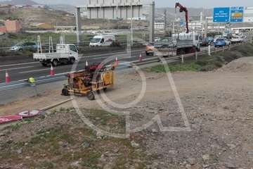 El Cabildo cierra un camino a Bocabarranco desde la GC-1 (Foto TA)