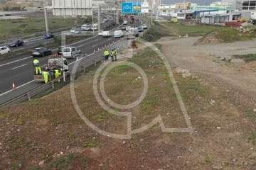 El Cabildo cierra un camino a Bocabarranco desde la GC-1 (Foto TA)