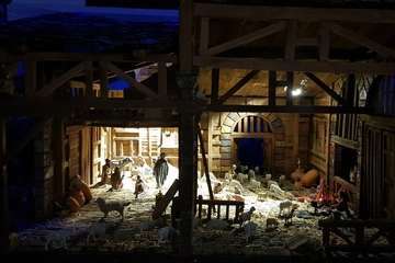 Ricardo Cabañas crea un Belén en Marpequeña (Foto TA)