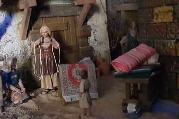 Ricardo Cabañas crea un Belén en Marpequeña (Foto TA)