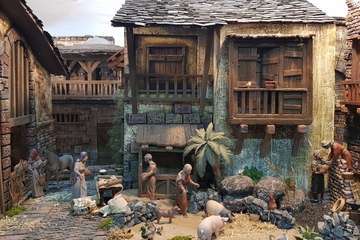 Ricardo Cabañas crea un Belén en Marpequeña (Foto TA)