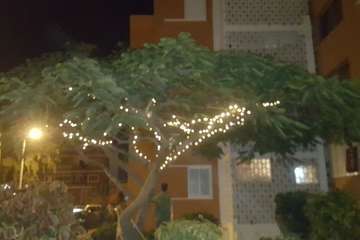 Un belén en forma de U en Las Remudas (Foto TA)