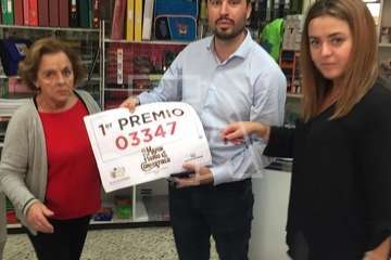 El sorteo extraordinaria de la Lotería de Navidad 2018 deja en Telde más de 4 millones de euros en premios (Foto TA)