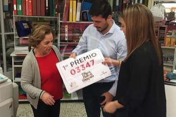 El sorteo extraordinaria de la Lotería de Navidad 2018 deja en Telde más de 4 millones de euros en premios (Foto TA)