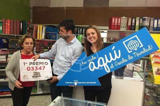 El sorteo extraordinaria de la Lotería de Navidad 2018 deja en Telde más de 4 millones de euros en premios (Foto TA)